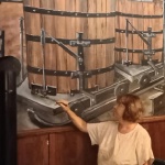 Malby na zeď. Restaurace